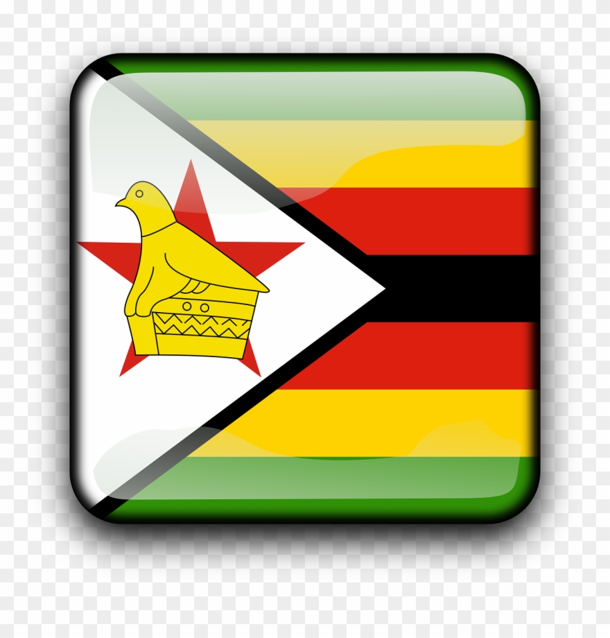 National Flag Zimbabwe Flag Clipart