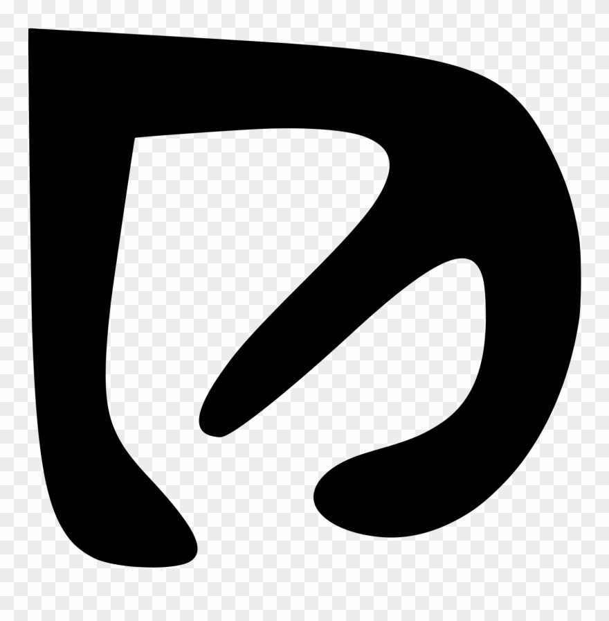 Clip Art Black And White File Consonant Ga Wikimedia - Png Download