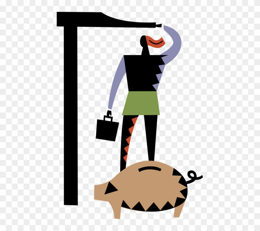 Vector Illustration Of Setting Financial Targets And Clipart