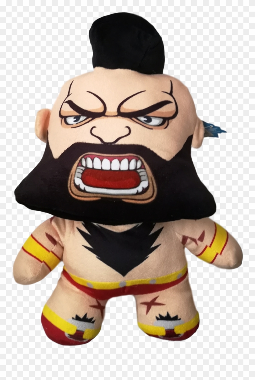 Street Fighter Official 11" Zangief Plush Clipart