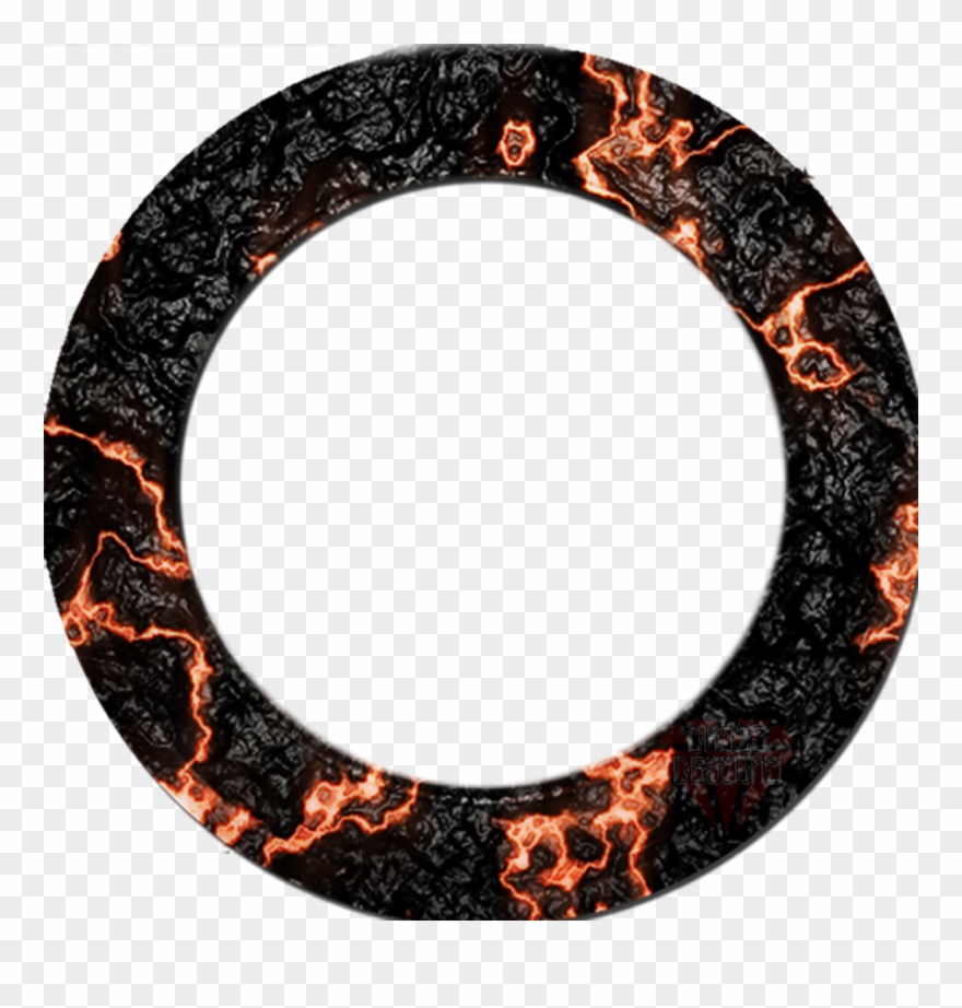 Circle Ring Ringoffire Fire Magma Lava Neon Dk925design Clipart