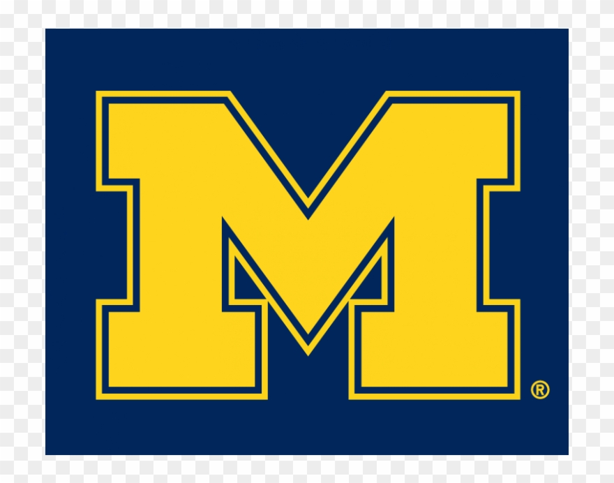 University Of Michigan Wolverines Iron-On Patch – Red, New, Team Logo