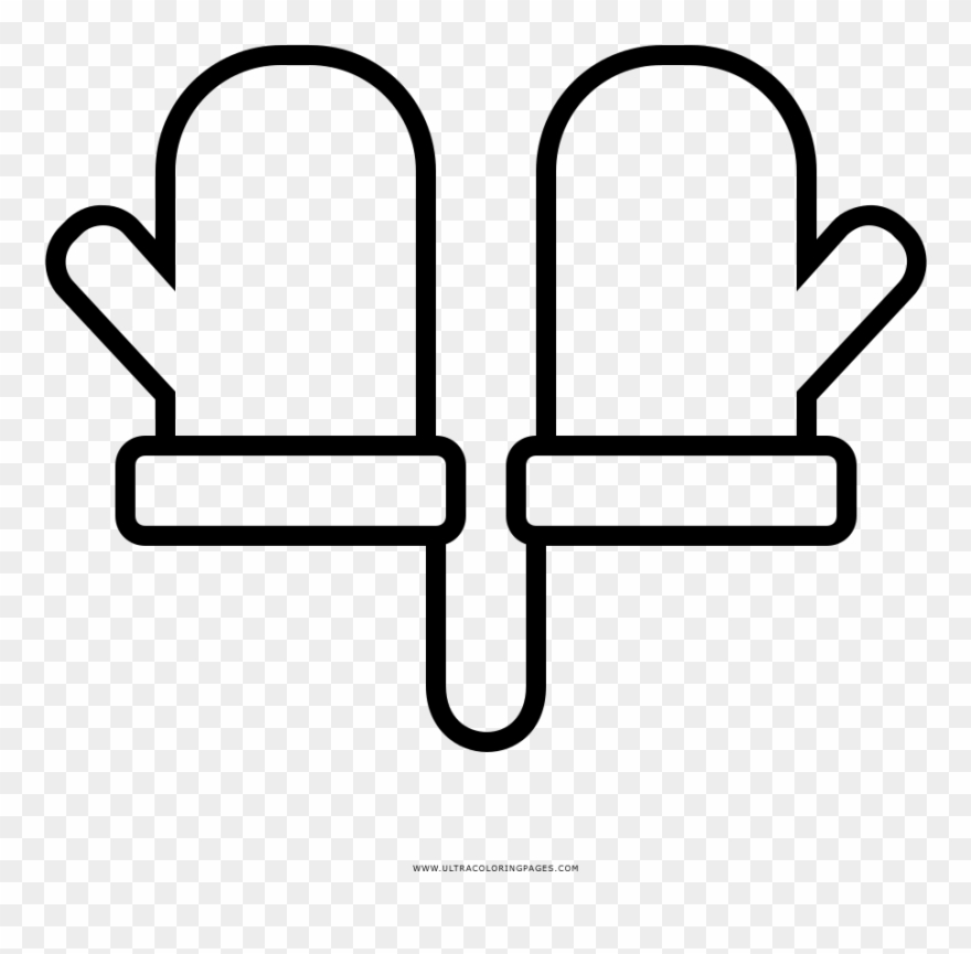 Mittens Coloring Page With Ultra Pages Clipart