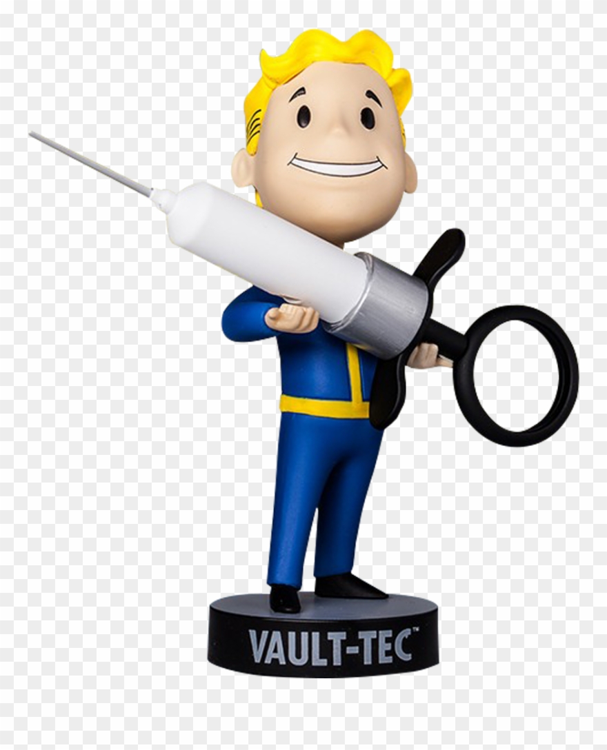 Fallout Medicine Vault Boy 111 Bobblehead Clipart