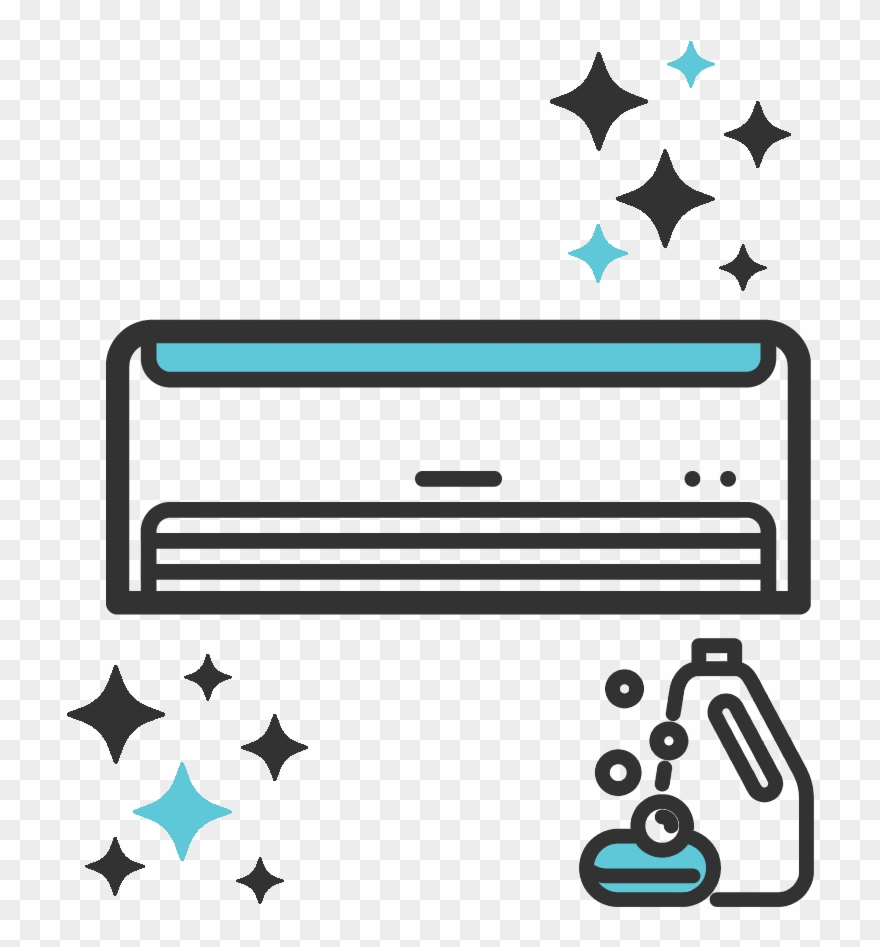 Air-con Chemical Servicing Clipart