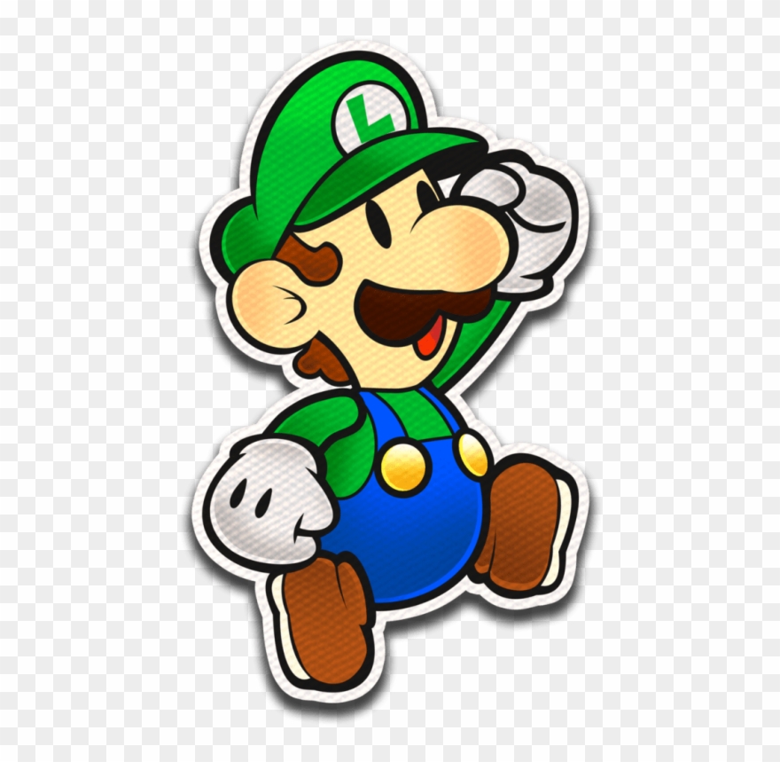 Free Png Download Paper Luigi Color Splash Png Images Clipart