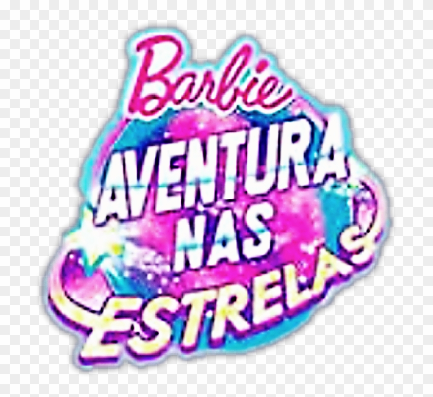 Logo Do Filme Barbie Aventura Nas Estrelas Clipart