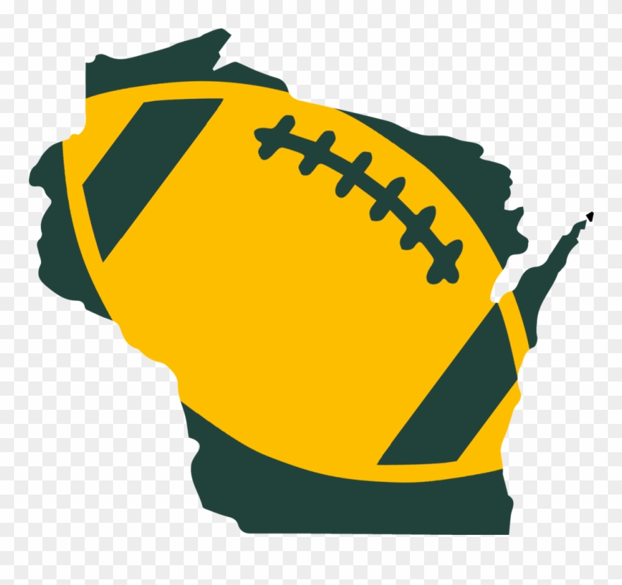 Green Bay Football Design Clipart