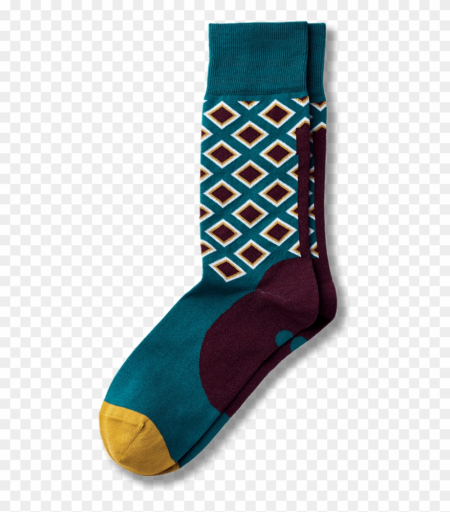 The Colored Socks With Checks, Dots And Stripes Know Clipart