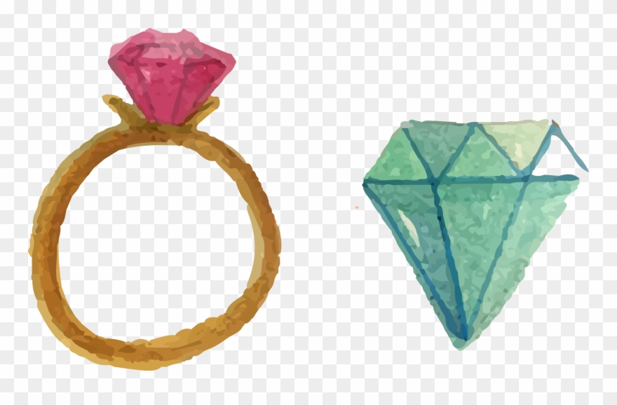 Collection Of Free Ring Drawing Watercolor Clipart