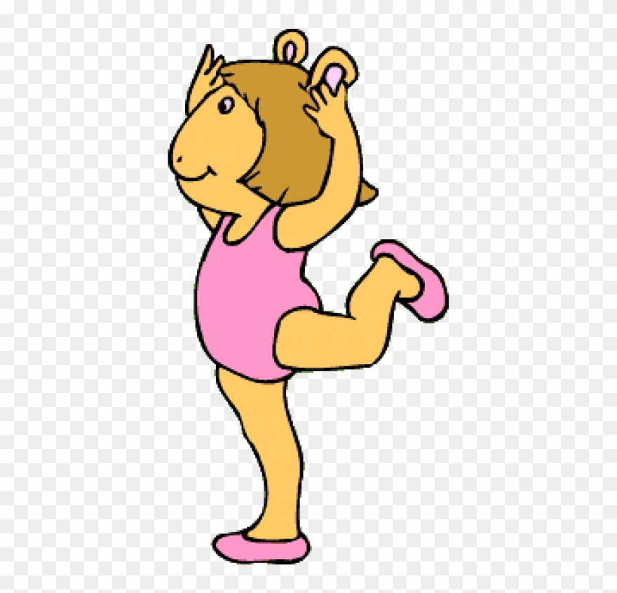 Free Png Download Arthur's Sister Doing Ballet Clipart Transparent Png