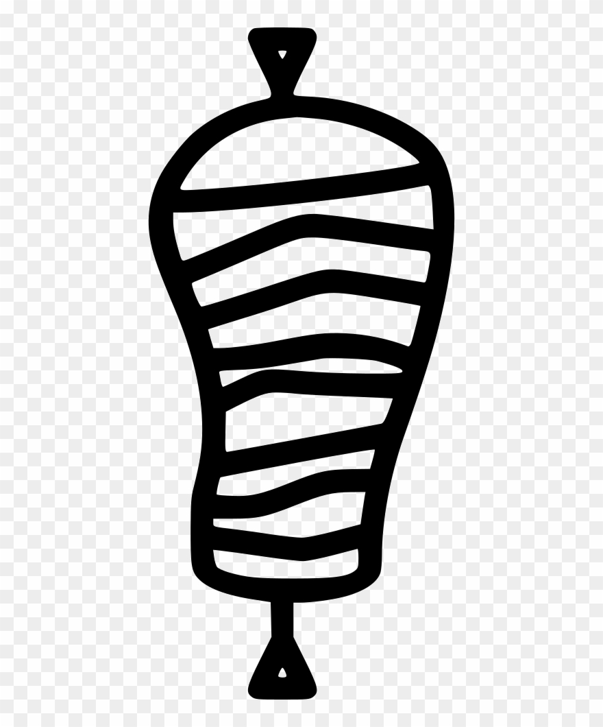 Kebab Meat Fast Comments Clipart