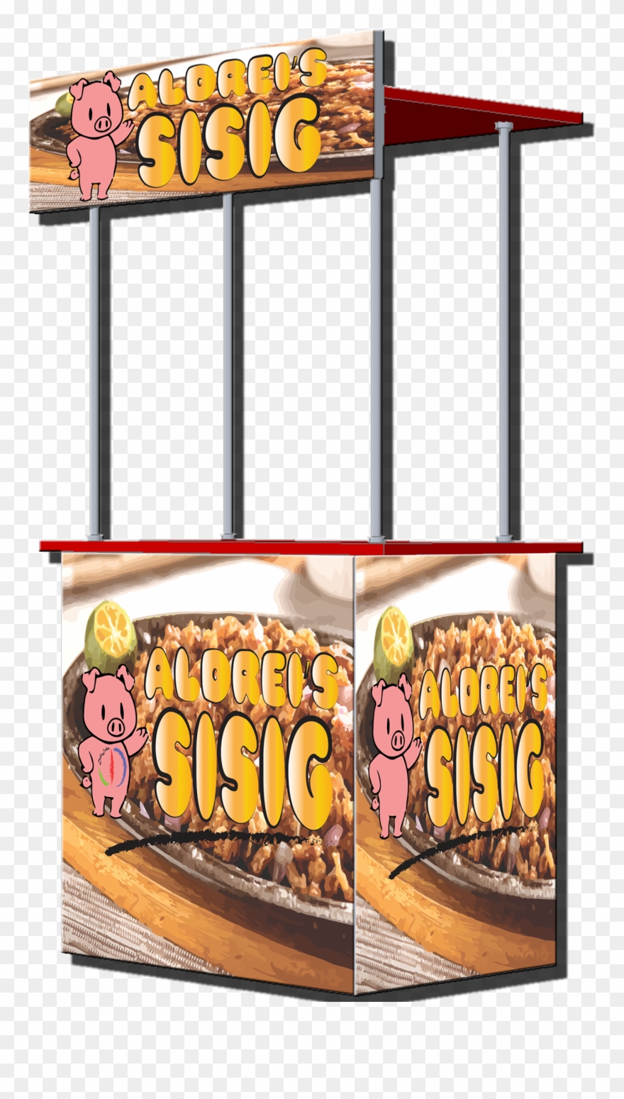 Aldrei's Sisig Single Cart Clipart