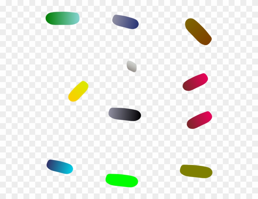 Bacteria Colours Clip Art - Png Download