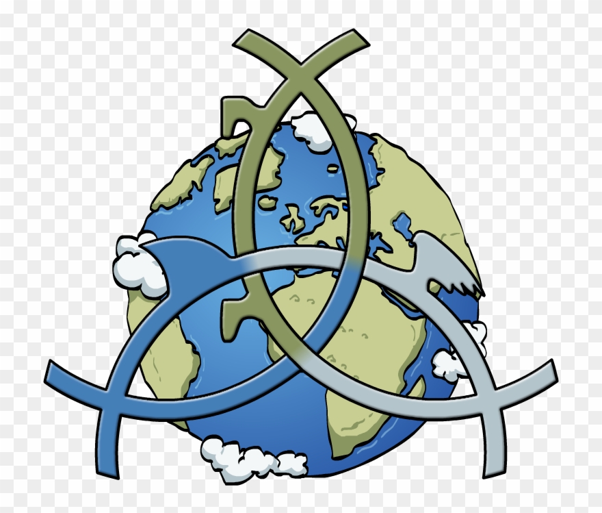 Darwin Fish Trinity Clipart