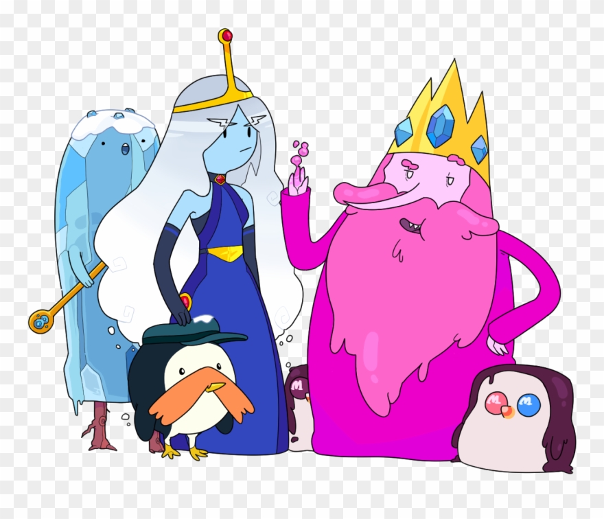 385kib, 1250x1000, Princess Icecube And Gumball King Clipart