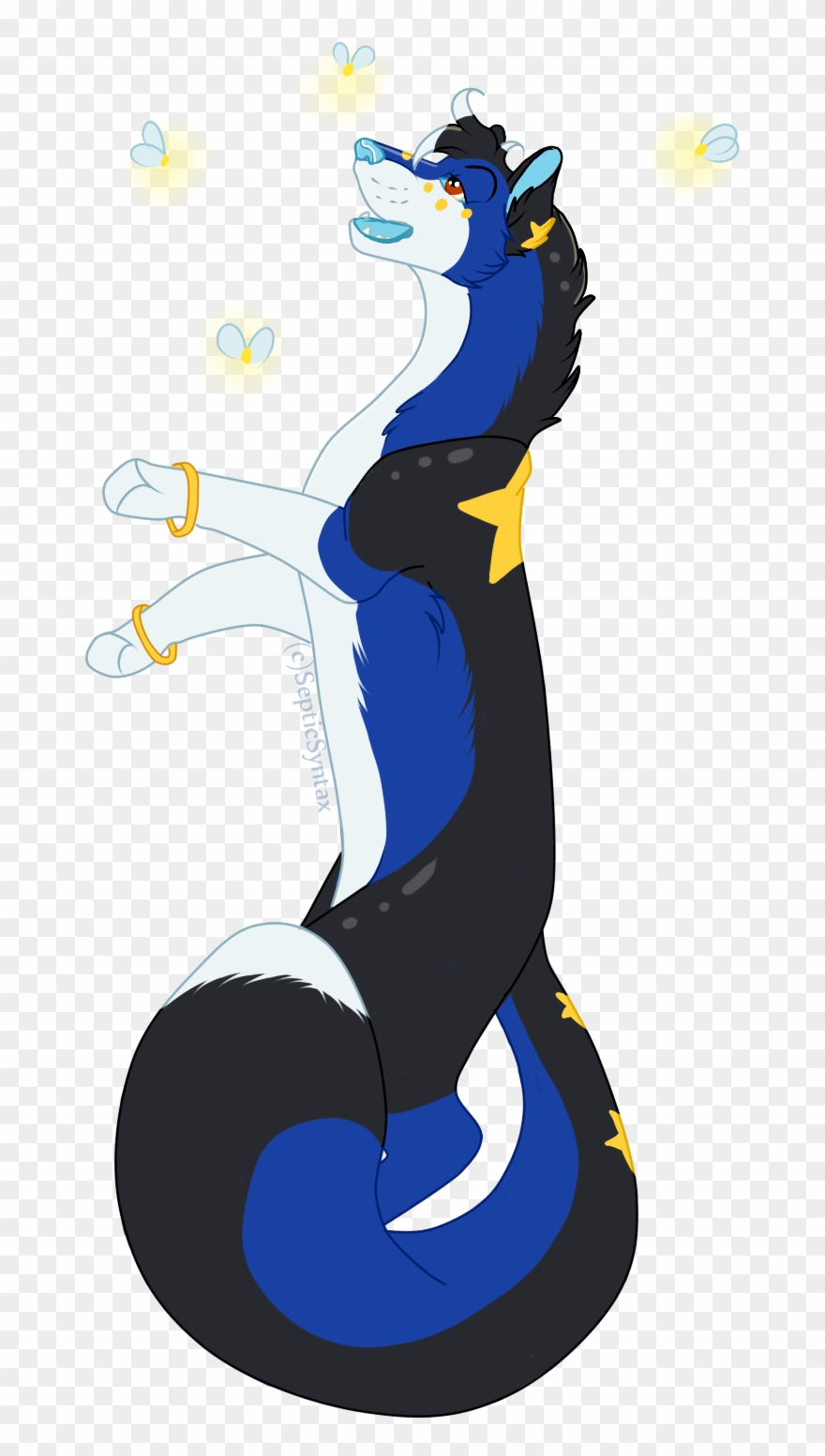 Fireflies [c] Clipart