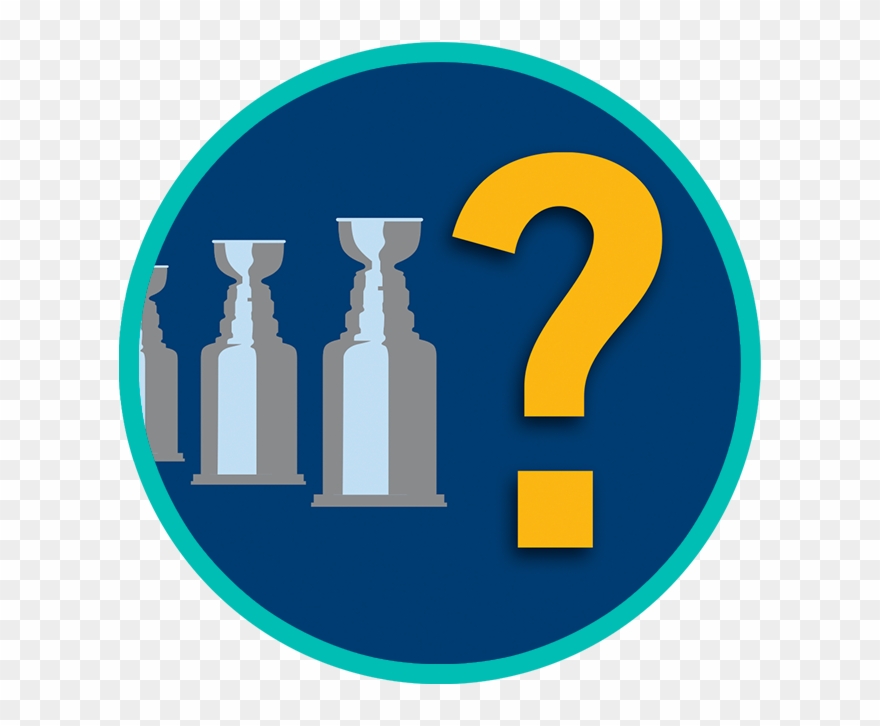 A Question Mark Sits At The Head Of A Row Of Trophies Clipart