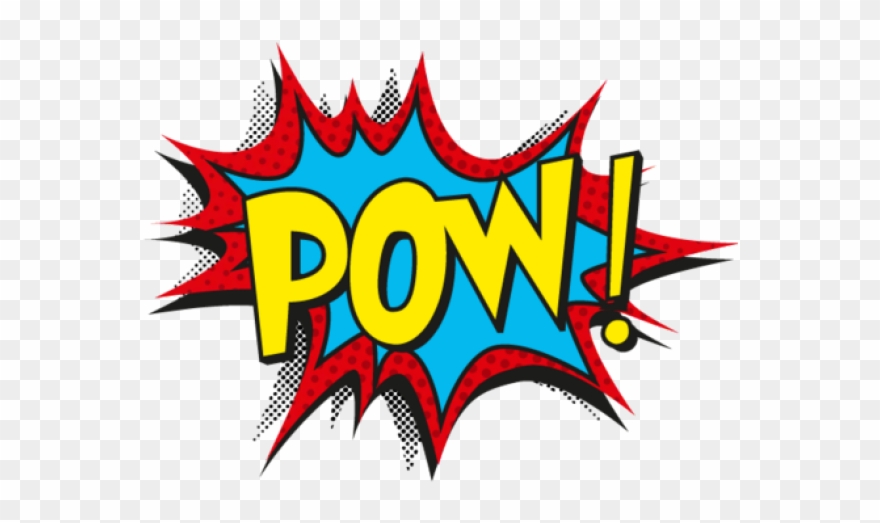 Pop Art Clipart Zap Pow - Png Download