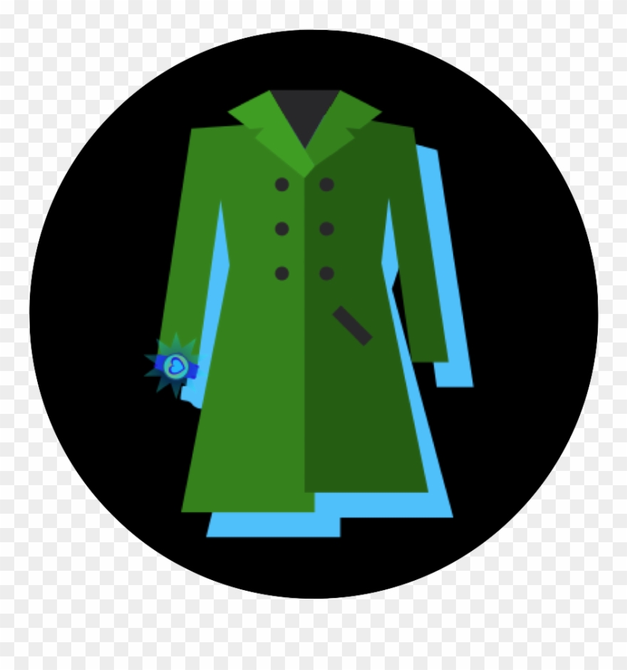 Luther, The Blue Portal, & The Pea-green Coat Guy, Clipart