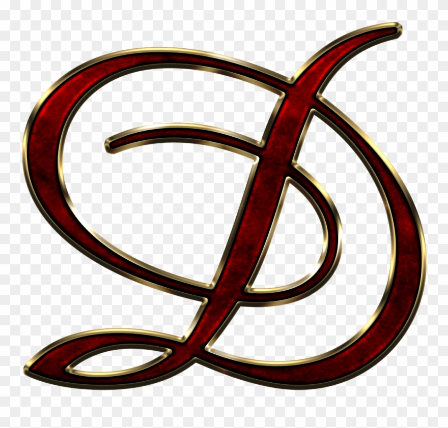 D Letter Vector Free Clipart