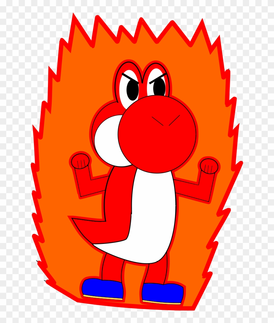 Fire Yoshi Clipart