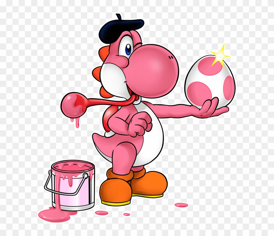 Pink Yoshi Clipart