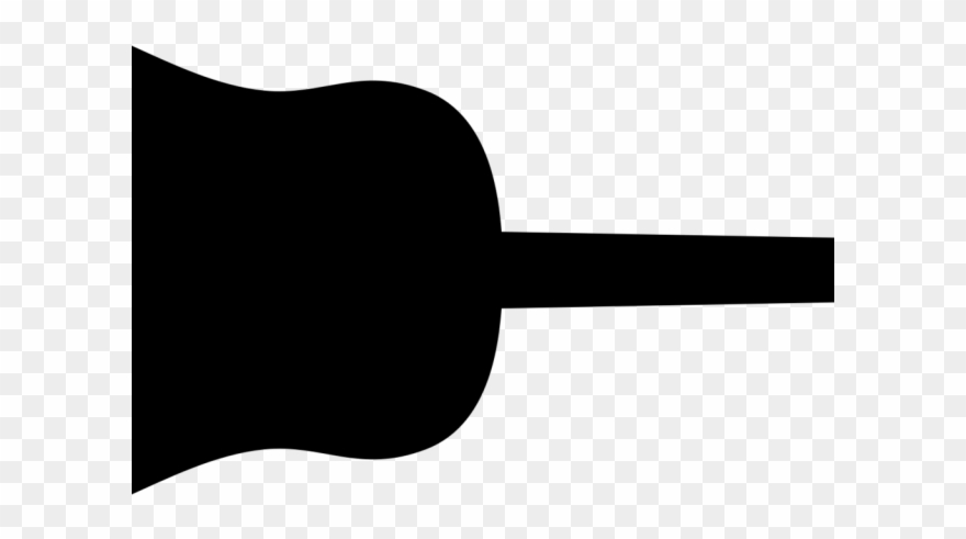 Guitar Clipart Silhouette - Png Download