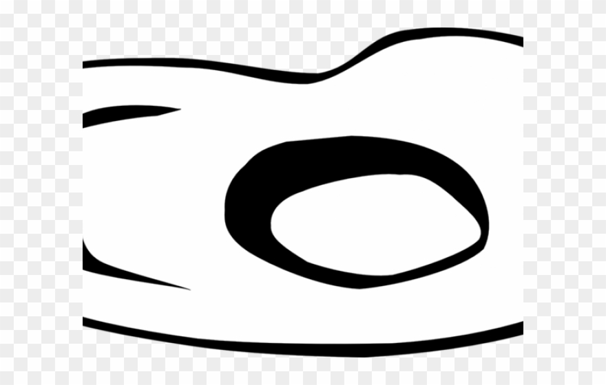 Fried Egg Clipart Line Drawing - Png Download