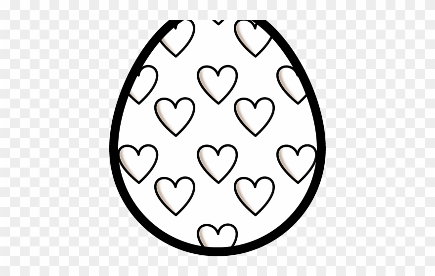 Egg Clipart Black And White - Png Download