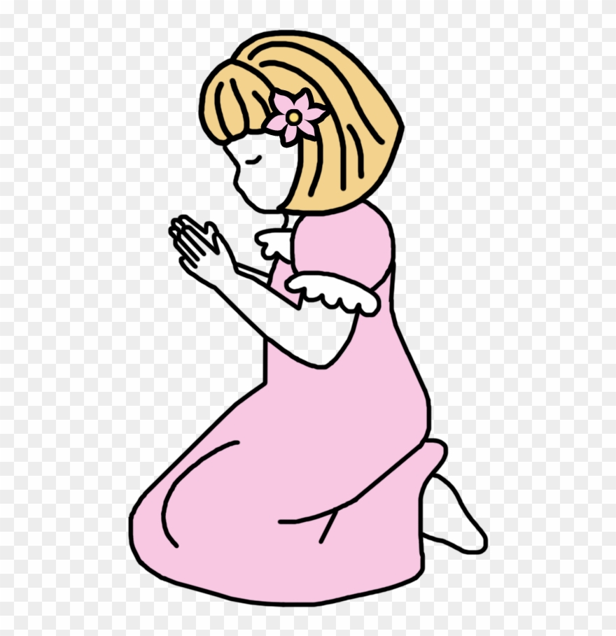 Praying Girl Christian Religious Prayer Plaque Gift Clipart
