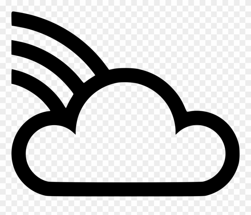 Cloud Rainbow Comments Clipart