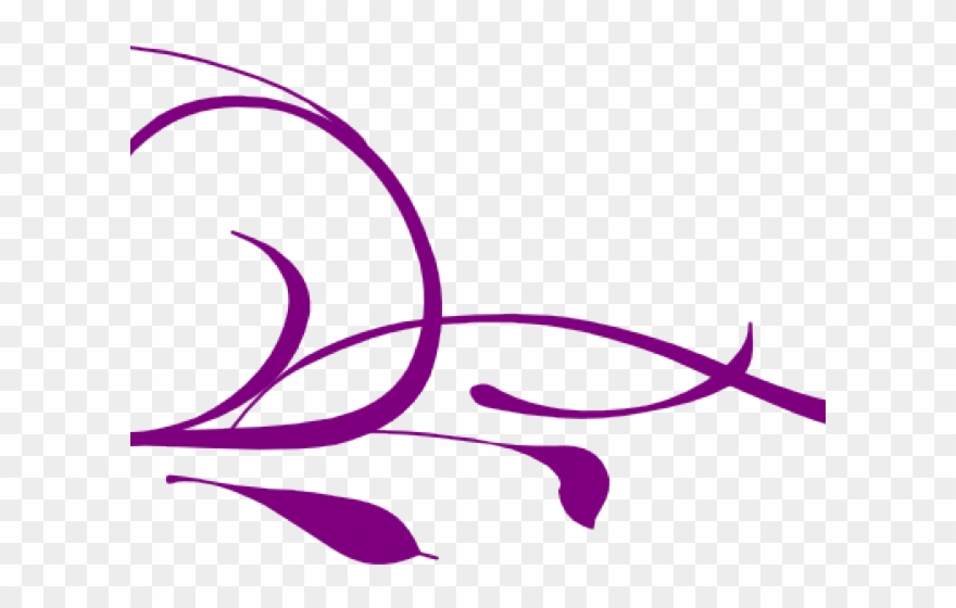 Swirl Clipart Purple - Png Download