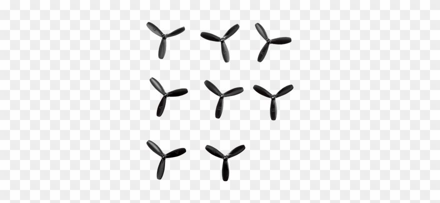 4x Rotor Blades For Carrera Rc Micro Quadrocopter (502002) Clipart