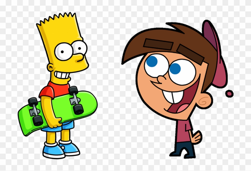 Bart Simpson And Timmy Turner By Arthony70100 Clipart