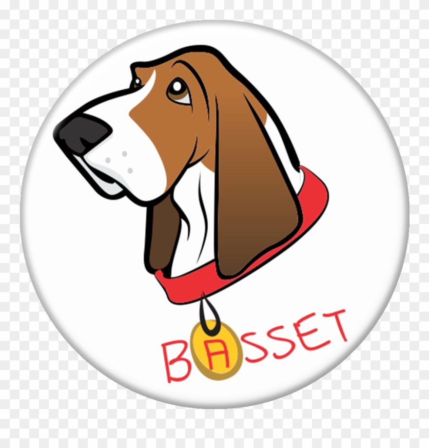Pop Selfie Basset Clipart