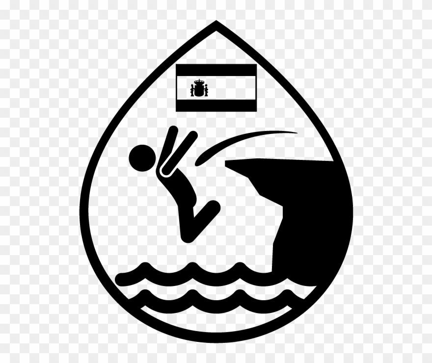 Canyoning Spain Clipart