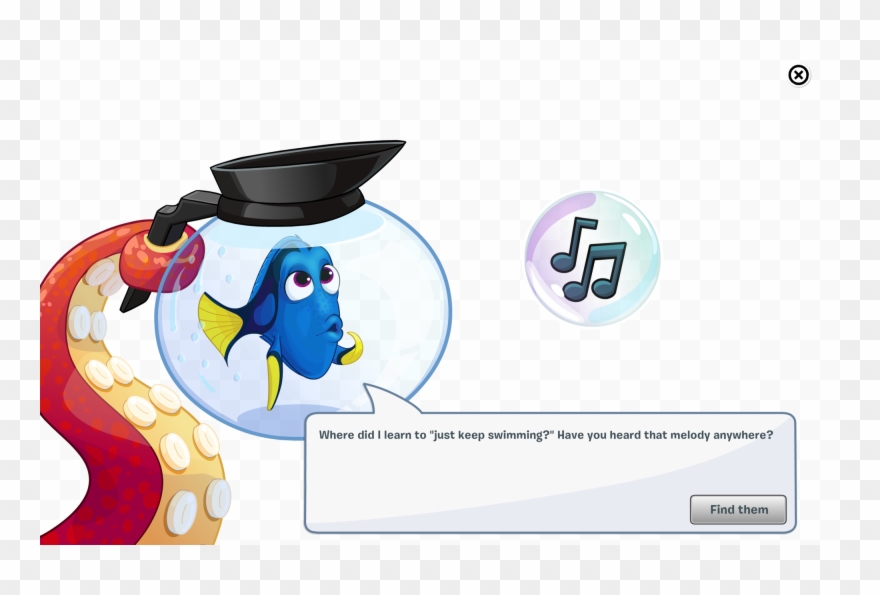 Finding Dory Party Task 2 Start Clipart