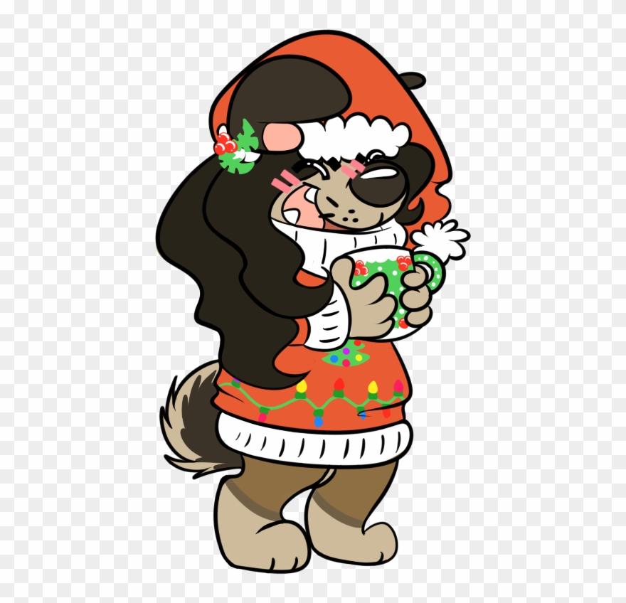 Christmas Corgi Clipart