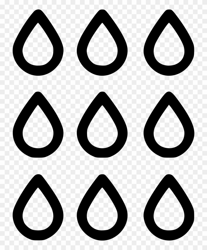 Water Drop Droplets Comments Clipart