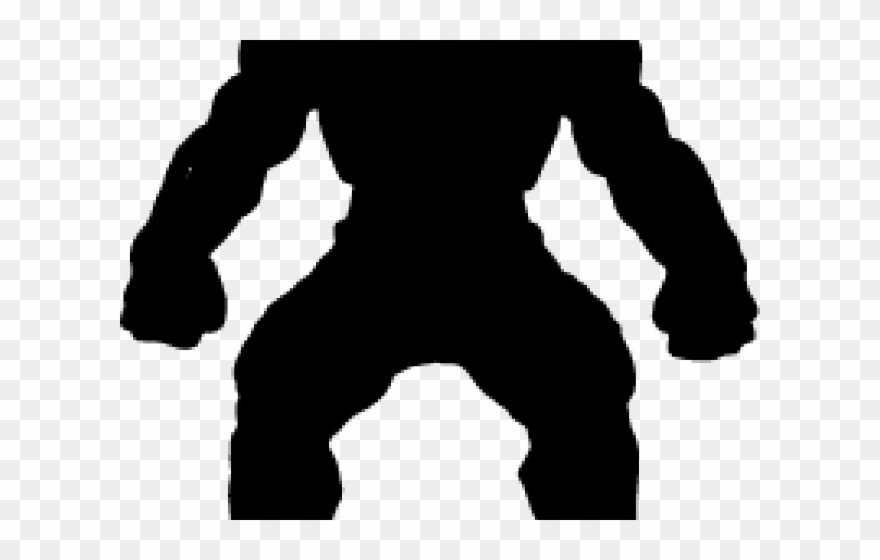 Hulk Clipart Silhouette - Png Download