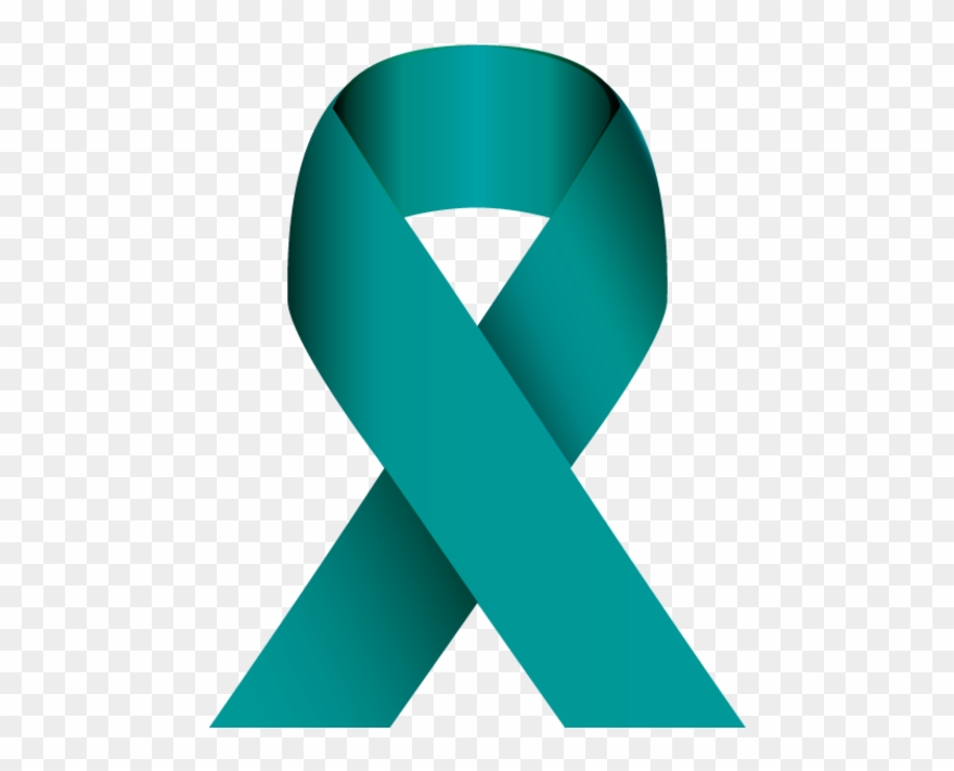 Ovarian Cancer Ribbon Clipart - Png Download