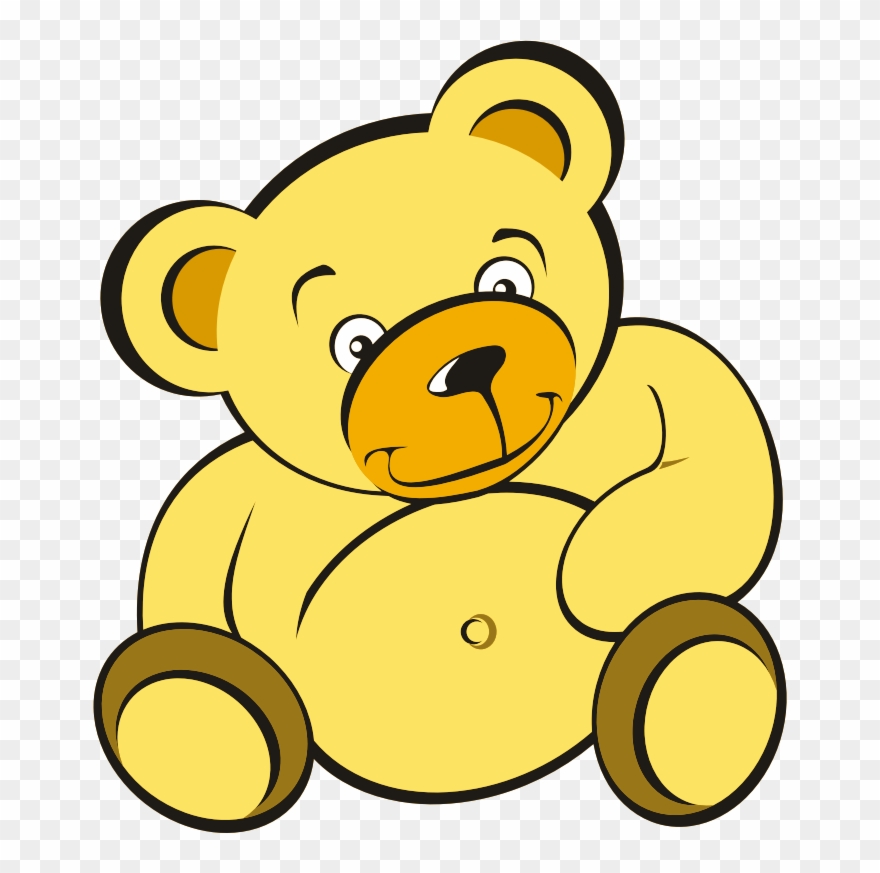 Teddy Bear Outline Clipart