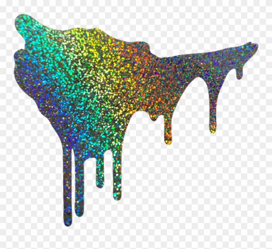Ftestickers Glitter Drip Colorful Drippin 4asno4i Art Clipart