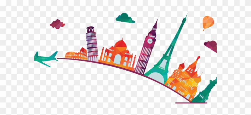 Travel Clipart Borders - Png Download