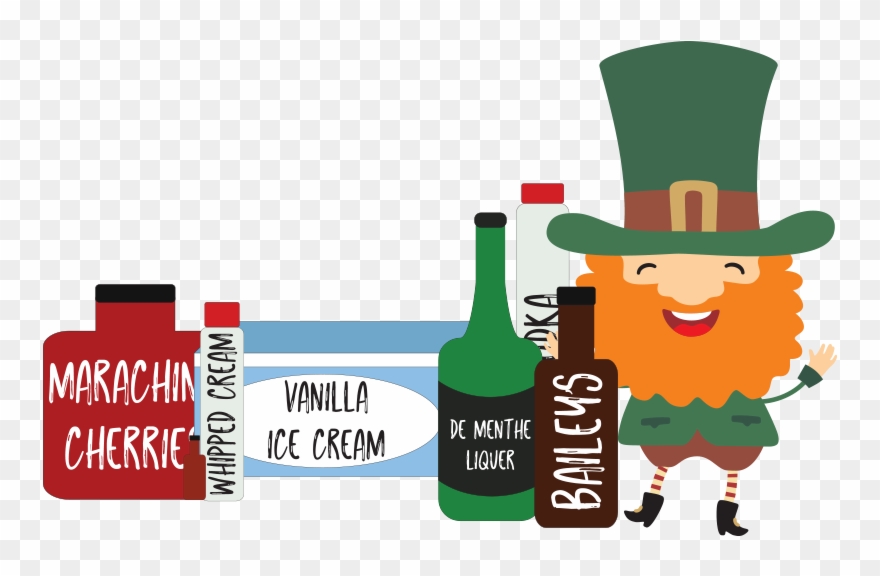 Adults-only Shamrock Shake Clipart