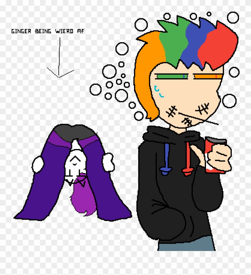 Ginger Being Weird Af Clipart