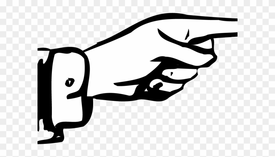 Finger Clipart Point Right - Png Download