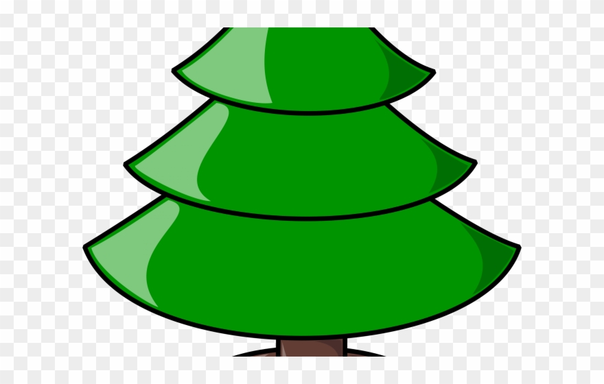 Fir Tree Clipart Plainchristmas - Png Download