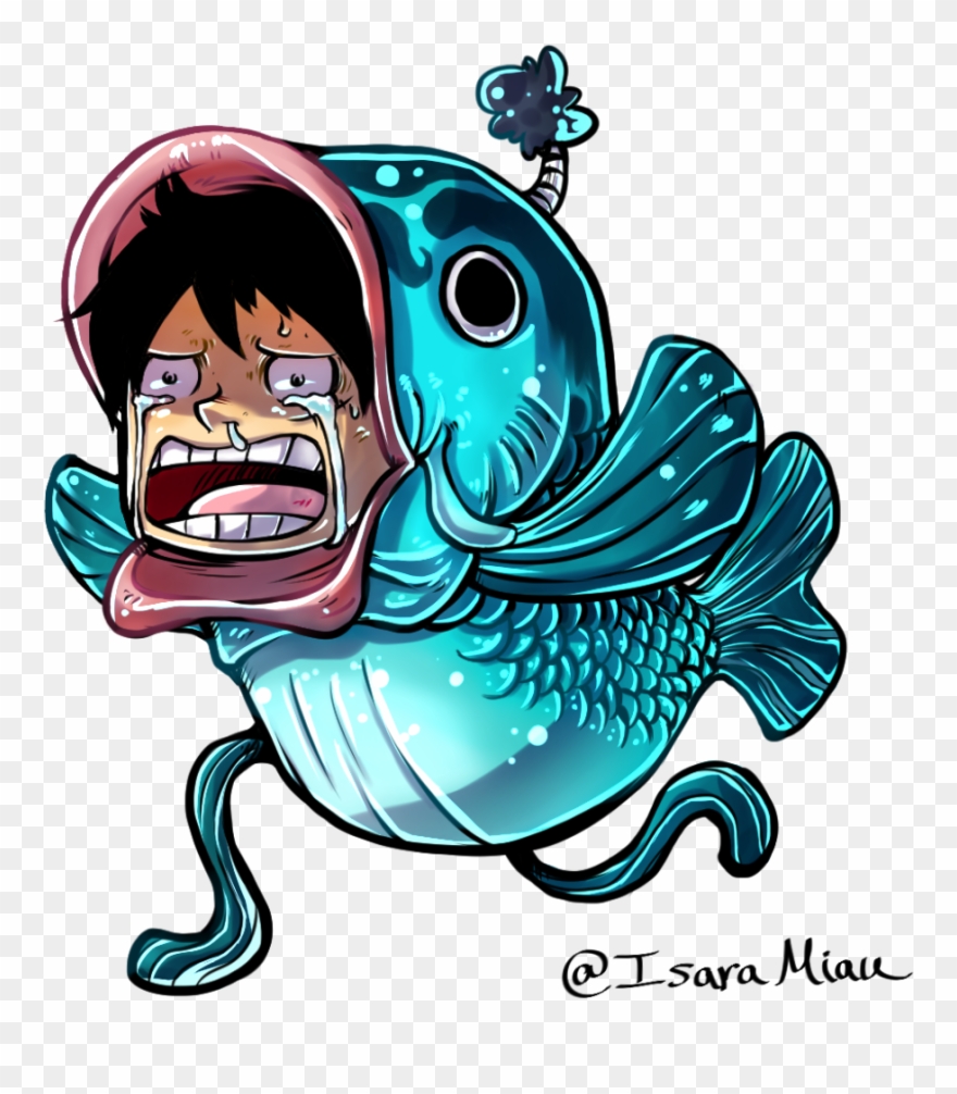 Here's My Latest Masterpiece, A Crying Fish Luffy For Clipart